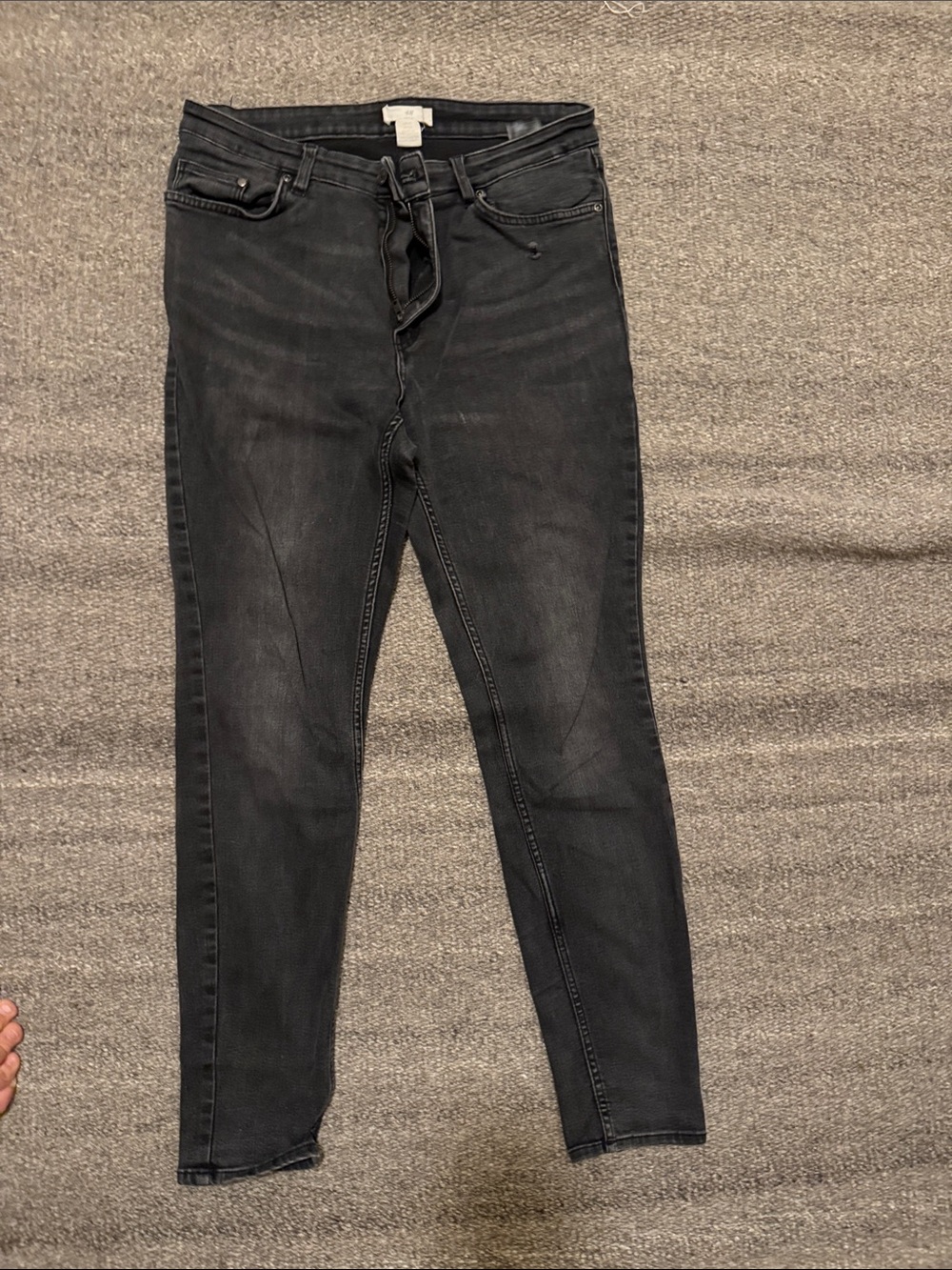 H&M High-Rise Skinny Dark Gray Women's Jeans